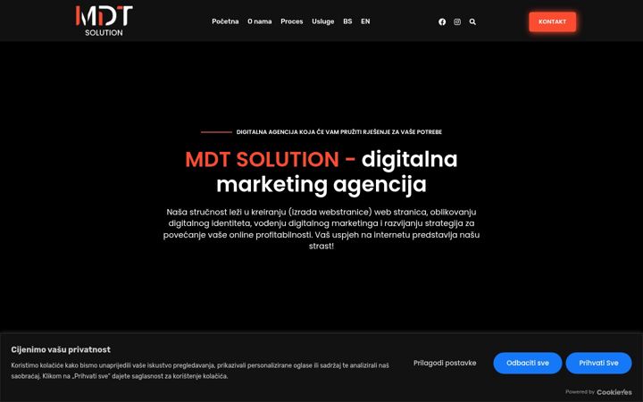 Screenshot of mdt-solution.com