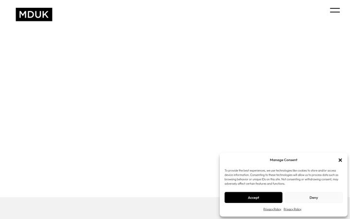 Screenshot of mdukmedia.com
