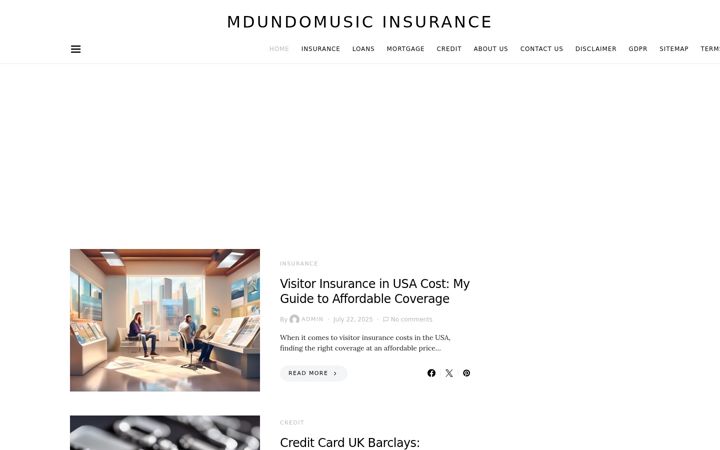 Screenshot of mdundomusic.com