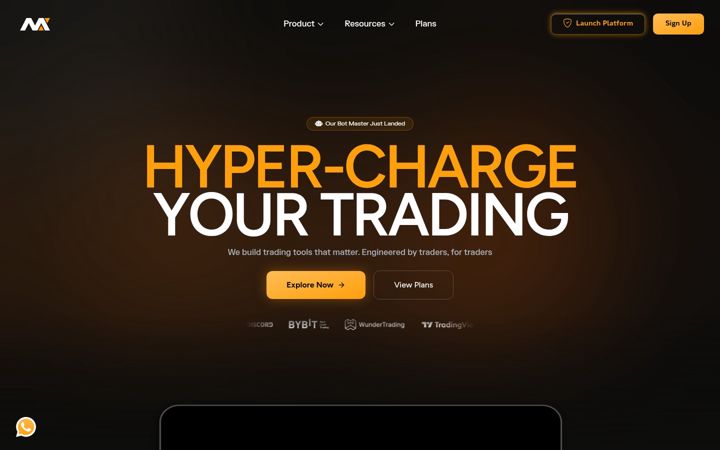 Screenshot of mdxalgo.com