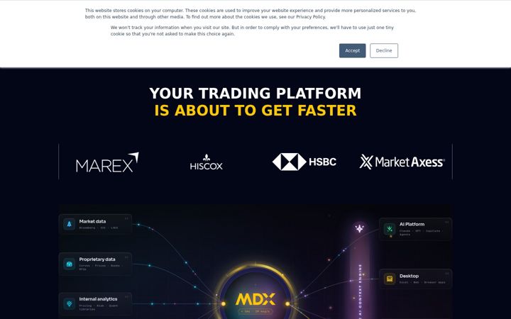 Screenshot of mdxtechnology.com