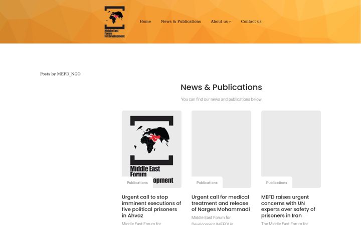 Screenshot of me-fd.org