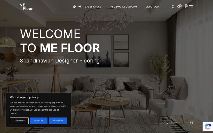 Screenshot of me-floor.com