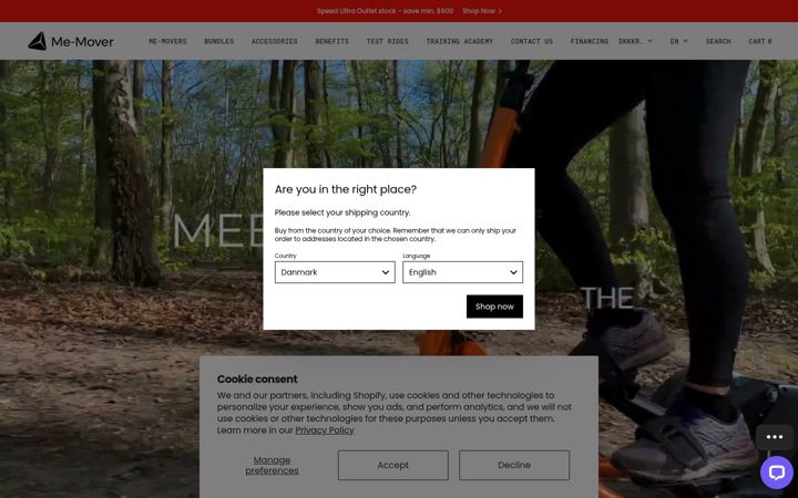 Snimka zaslona za me-mover.com