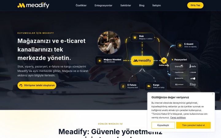 Screenshot of meadify.com