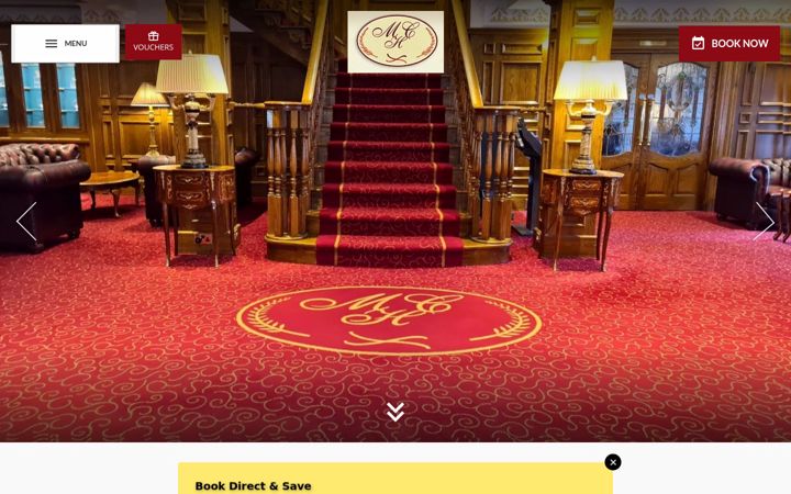 Screenshot of meadowcourthotel.com