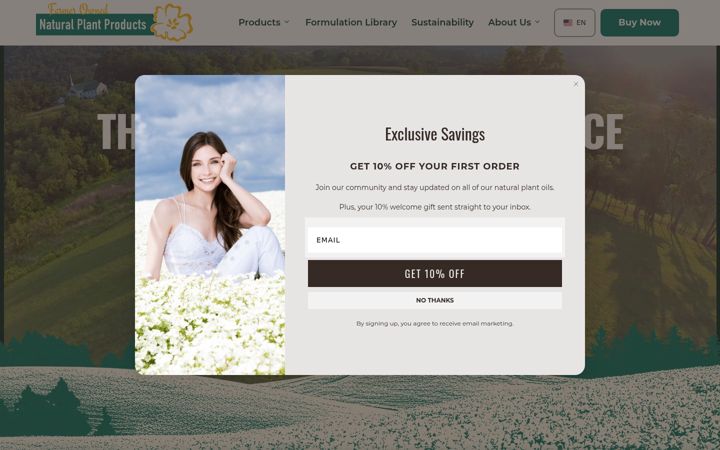 Screenshot of meadowfoam.com