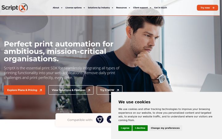 Screenshot of meadroid.com