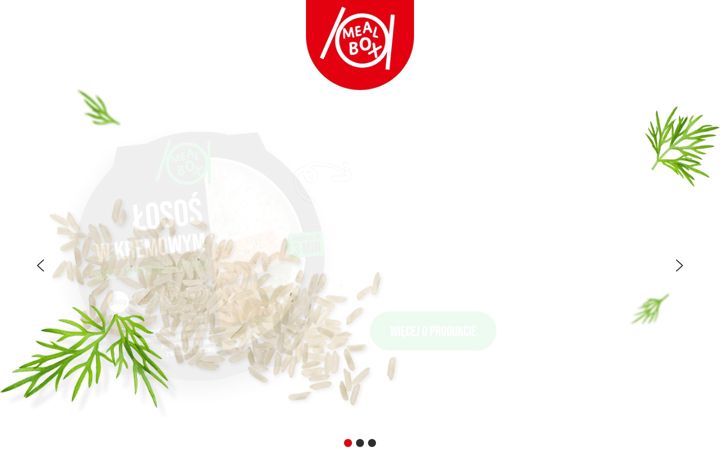 Screenshot of mealbox.pl