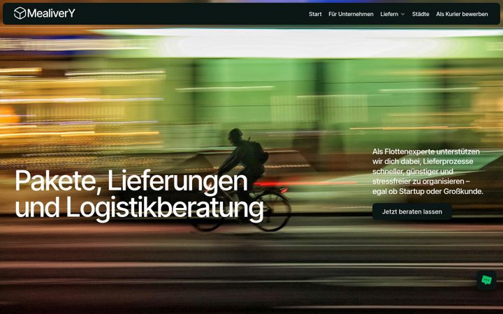 Screenshot of mealivery.org