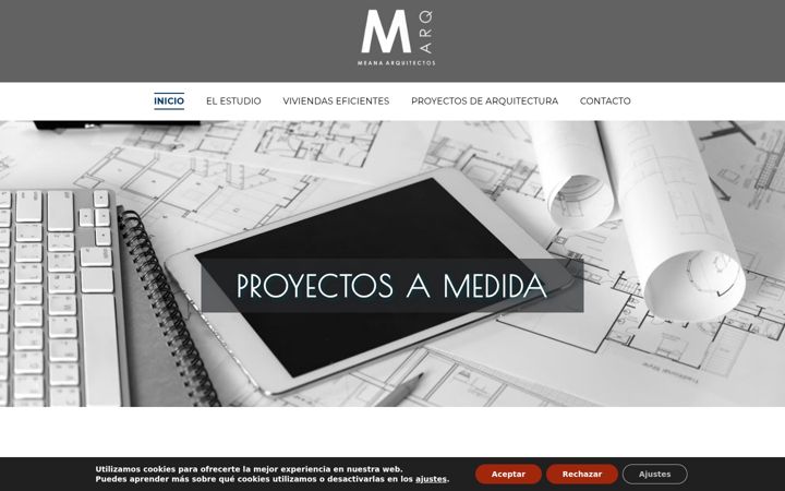Screenshot ta' meanaarquitectos.com