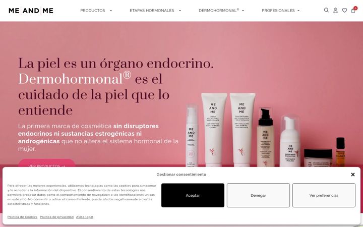 Screenshot of meandme.com