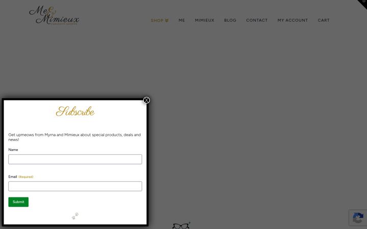 Screenshot of meandmimieux.com