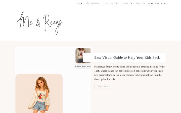Screenshot of meandreegs.com