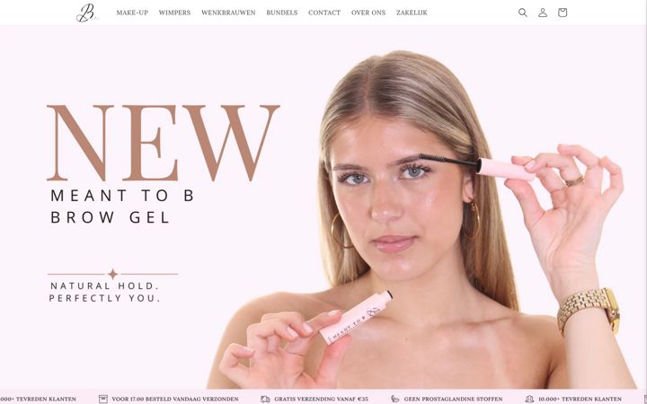 Screenshot of meanttob.nl