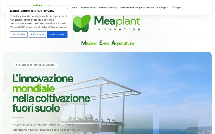 Screenshot of meaplant.com