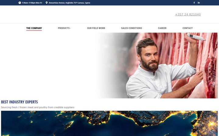 Screenshot of meatnmore.com