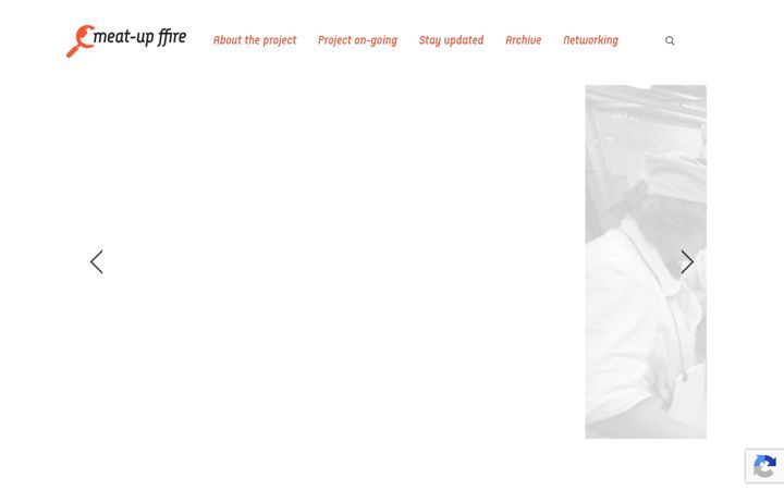 Screenshot of meatupffire.com