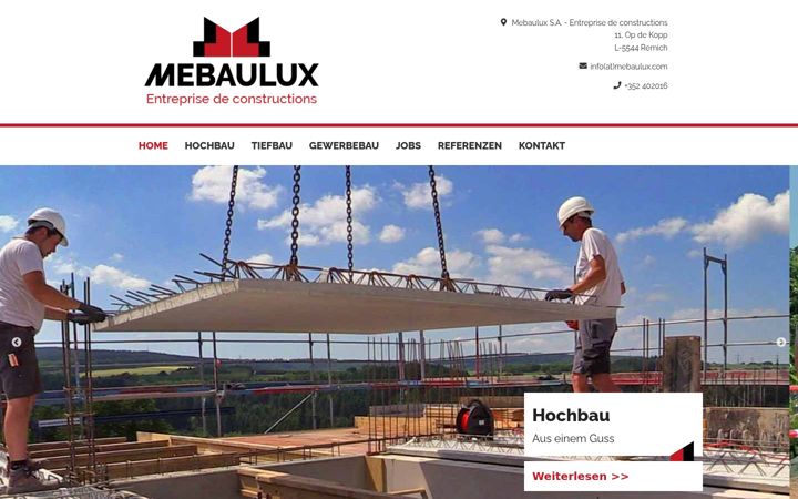 Screenshot of mebaulux.com