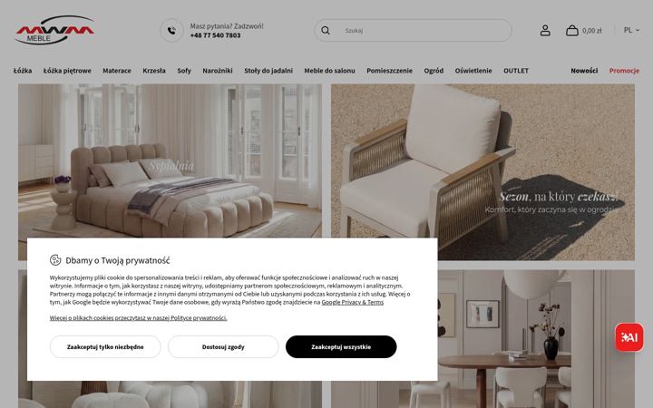 Screenshot of meblemwm.pl