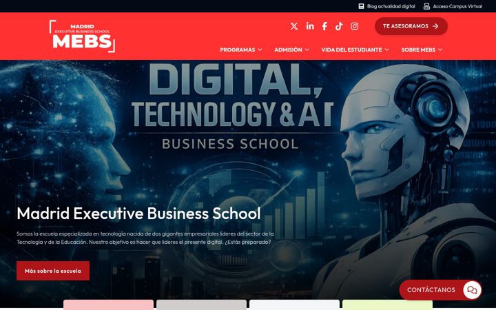 Screenshot of mebs.es