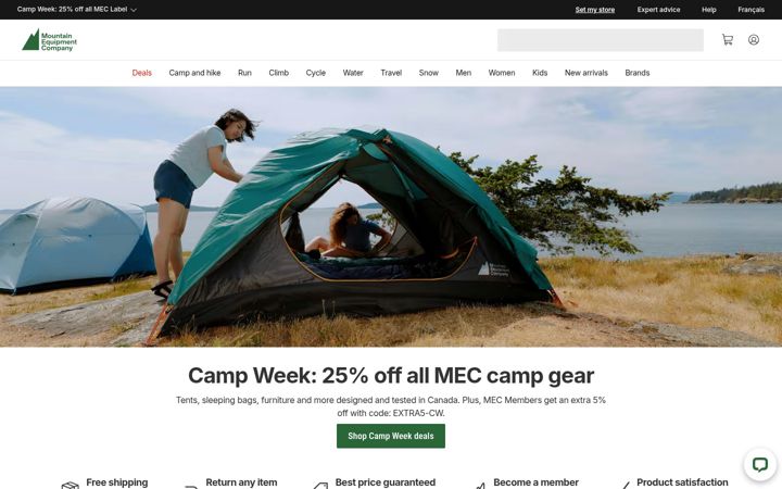 Captura de pantalla de mec.ca
