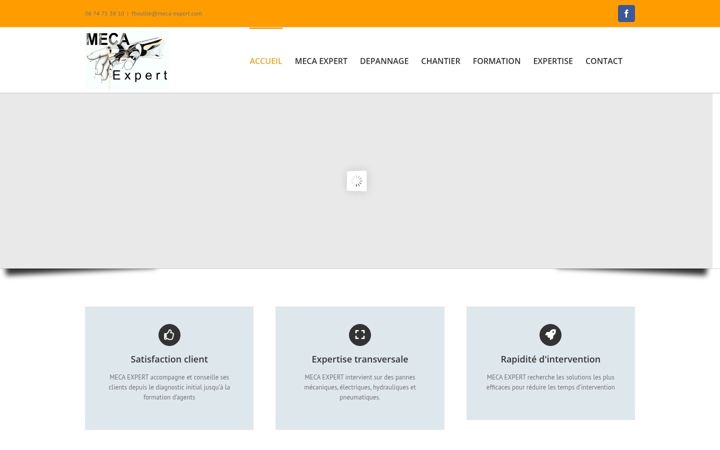 Screenshot of meca-expert.com