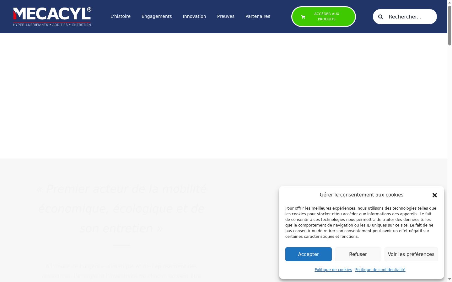 Screenshot van de toestemmingsbanner zoals getoond vóór enige interactie