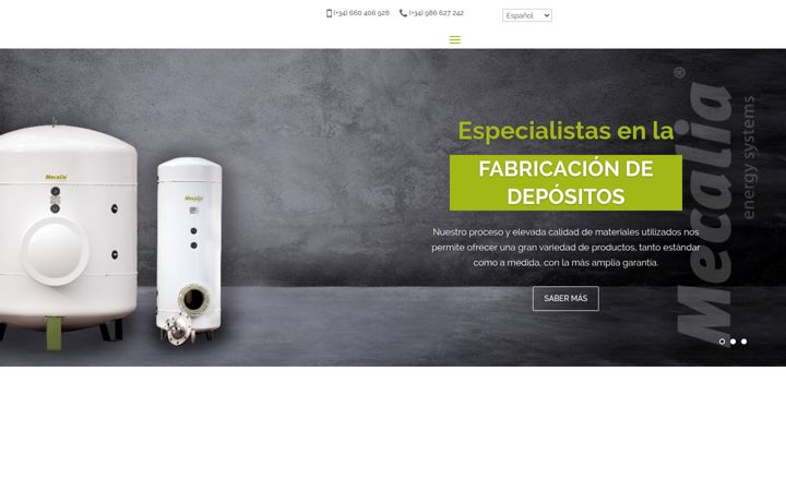 Screenshot of mecalia.com