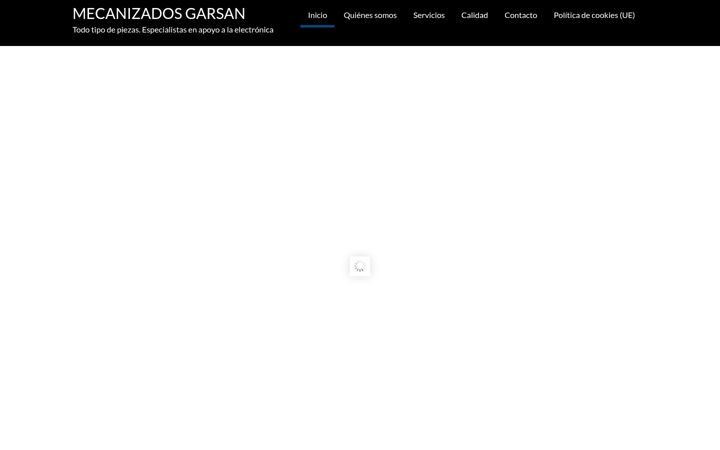 Screenshot of mecanizadosgarsan.com
