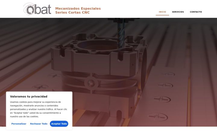 Screenshot of mecanizadosobat.com