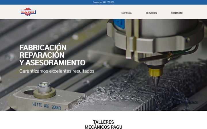 Screenshot of mecanizadospagu.com