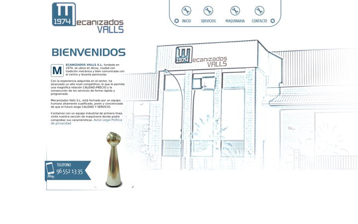 Screenshot of mecanizadosvalls.com