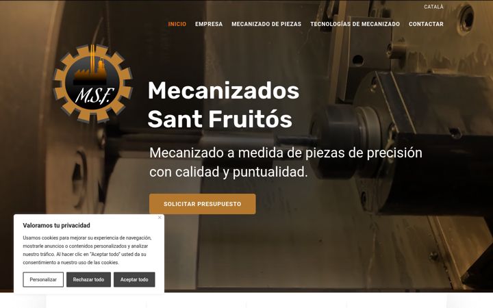 Screenshot of mecasantfruitos.com