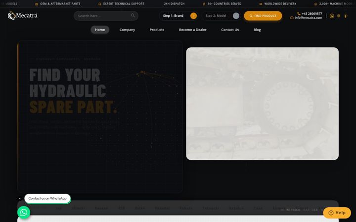 Screenshot of mecatra.com