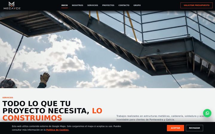 Screenshot of mecayce.es