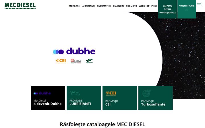 Posnetek zaslona mecdiesel.ro