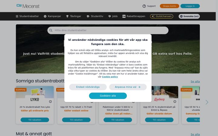 Screenshot of mecenat.com