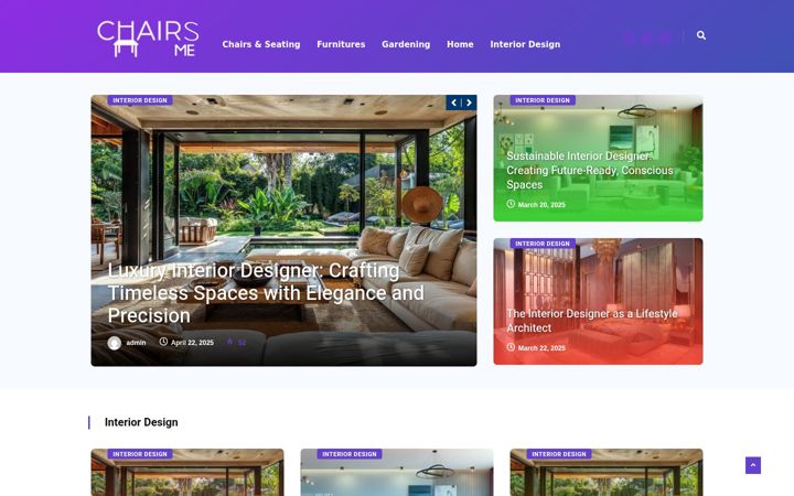 Screenshot of mechairs.com