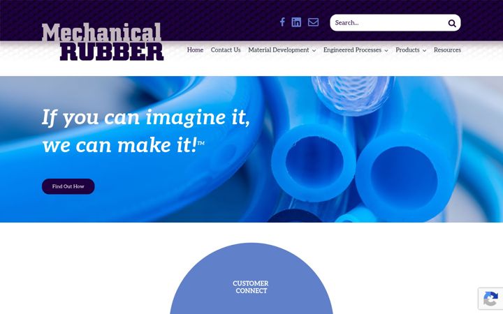 Screenshot of mechanicalrubber.com