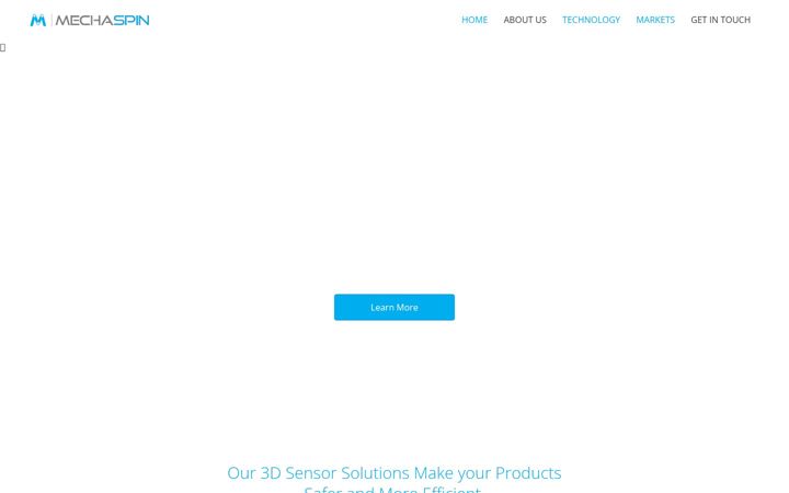 Screenshot of mechaspin.com