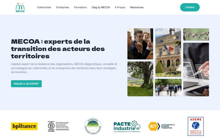 Kuvakaappaus sivustosta mecoa-rse.com