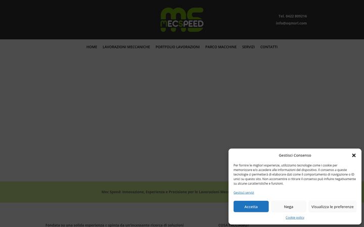 Screenshot of mecspeed.com
