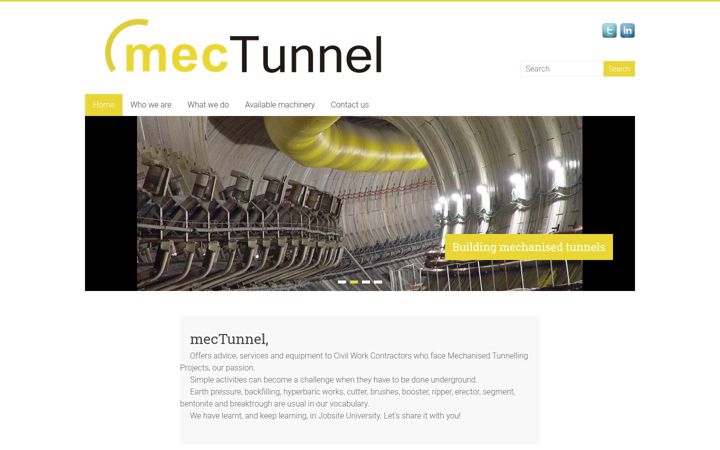 Screenshot of mectunnel.com