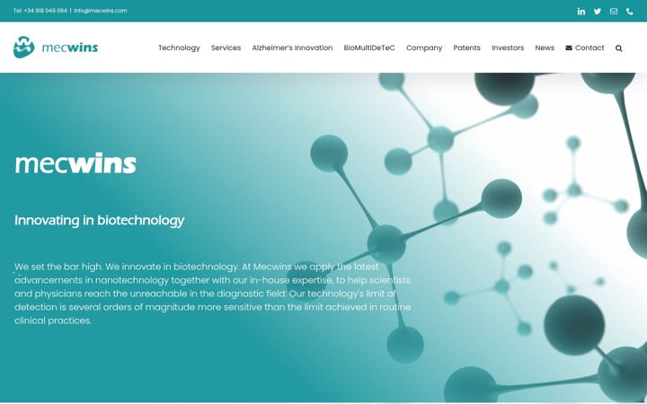 Screenshot of mecwins.com