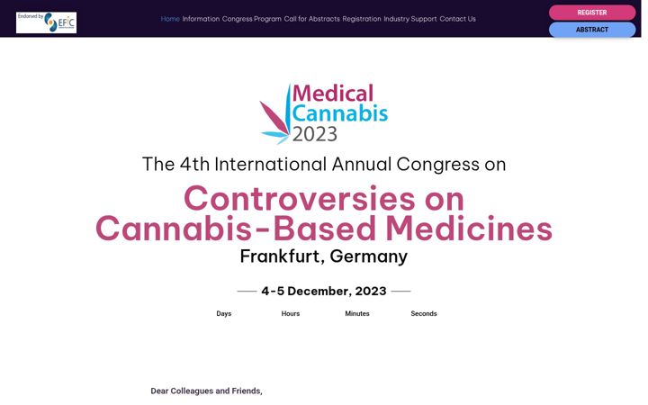 Screenshot of med-cannabis2023.com