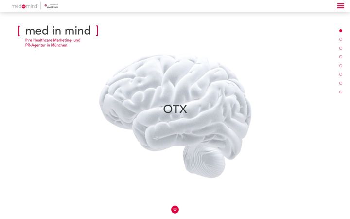 Screenshot ta' med-in-mind.de