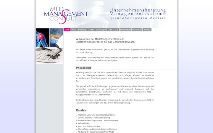Screenshot of med-mc.com
