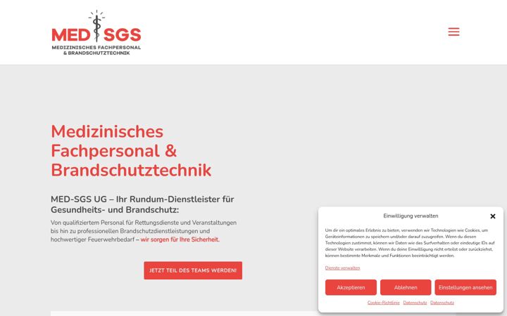 Screenshot of med-sgs.com