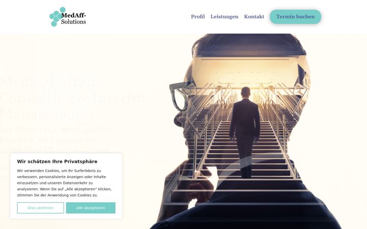 Screenshot of medaff-solutions.com